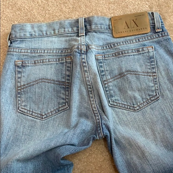 Armani Exchange Helix Light Stone Wash Jeans - Picture 6 of 8